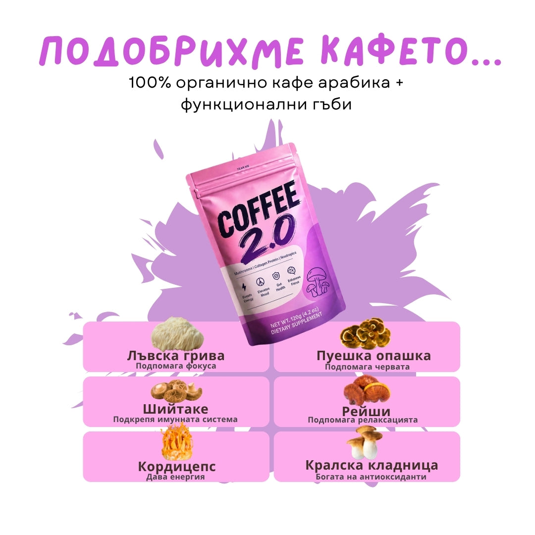 Кафе 2.0 - енергия без треперене и следобеден срив